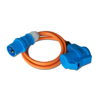 Adapter CEE-Winkelkupplung mit CEE Stecker